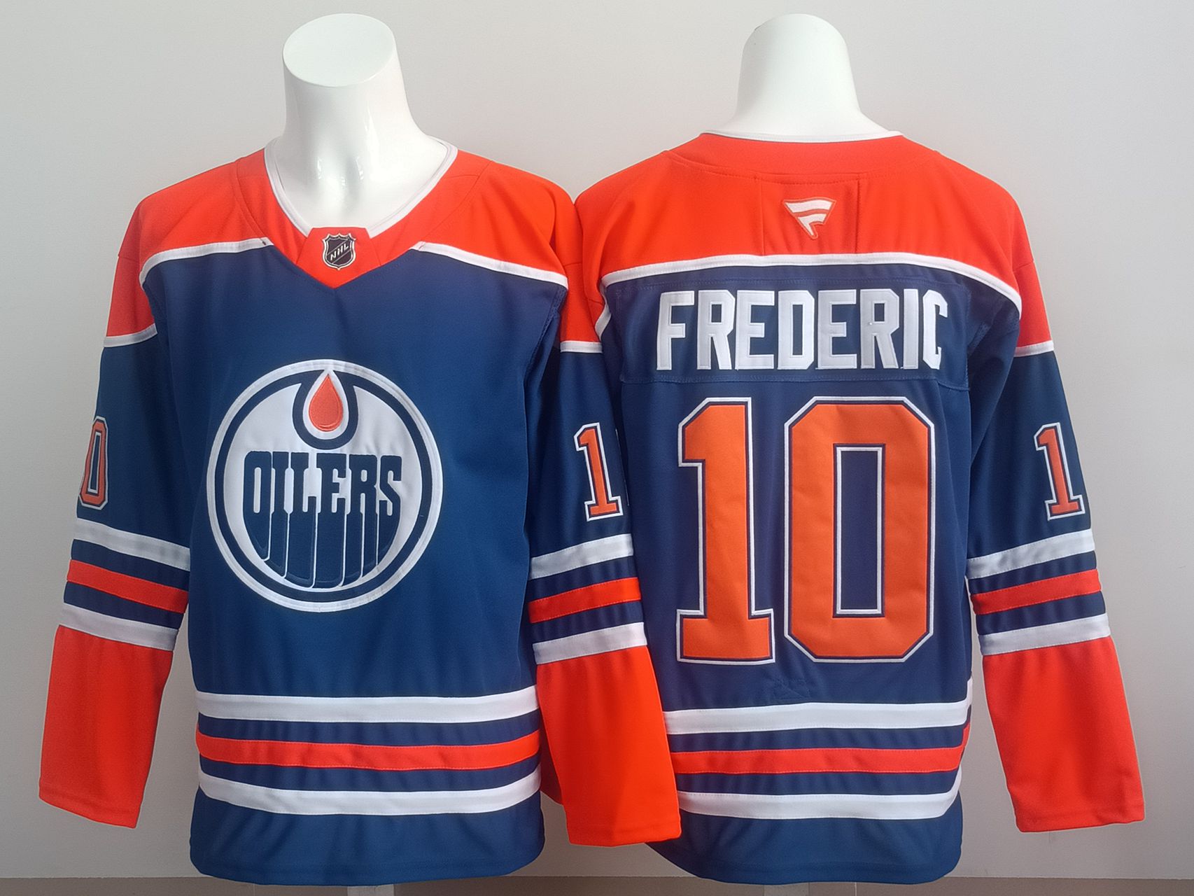 Men 2025 Edmonton Oilers 10 Frederic Blue NHL Jersey style 01